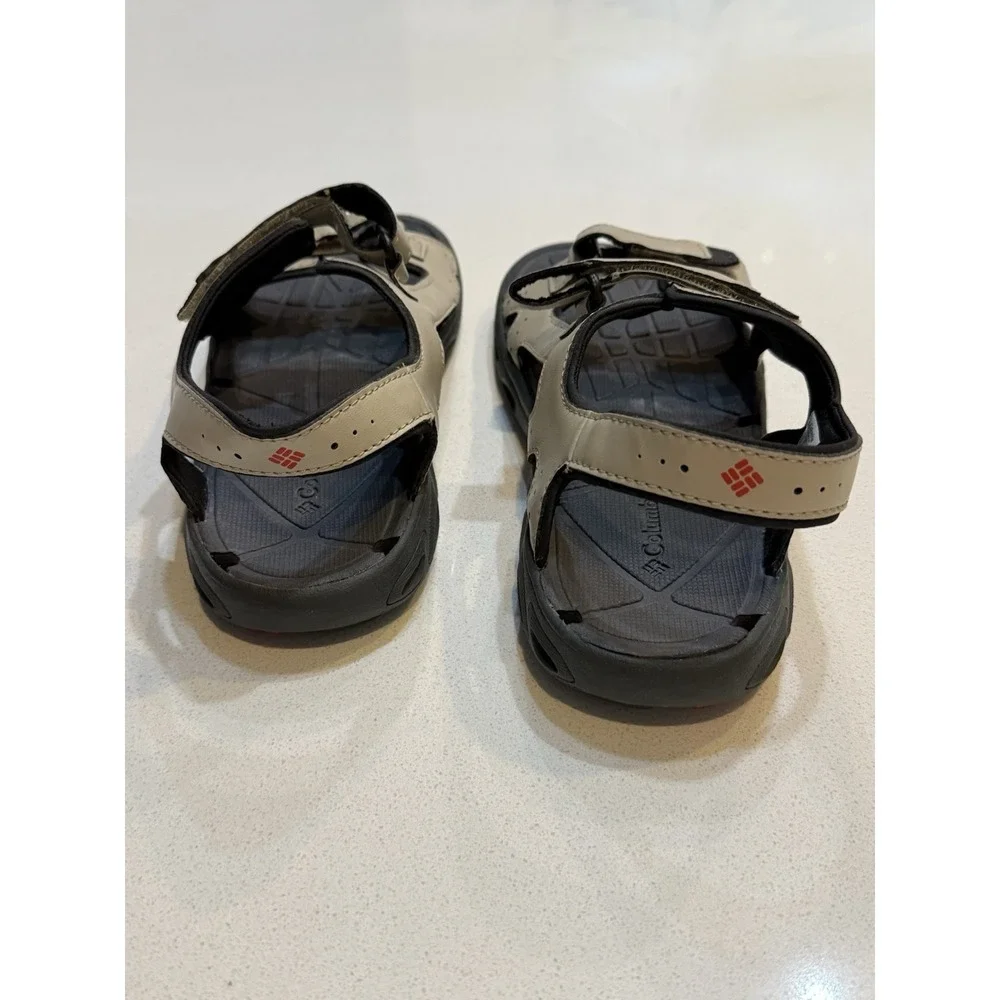 Columbia Techsun Wave Omni-Grip Sandals‎ Womens Size 6 Khaki Black NWOT